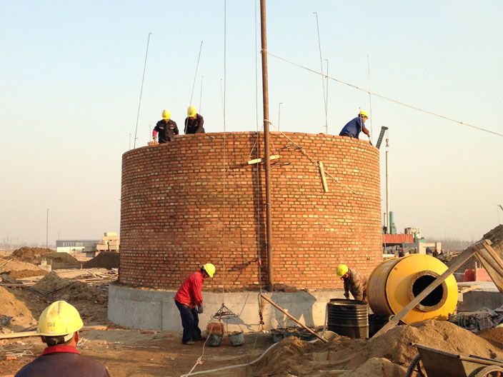 磚煙囪新建 磚煙囪新建