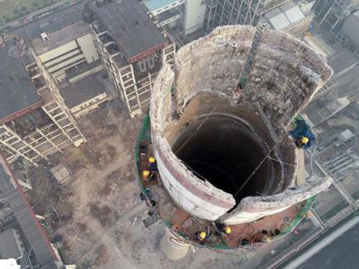 水泥煙囪拆除 水泥煙囪拆除