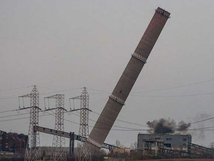 煙囪拆除 煙囪拆除