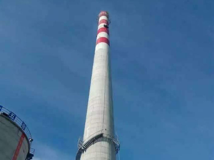 180米煙囪防腐 180米煙囪防腐